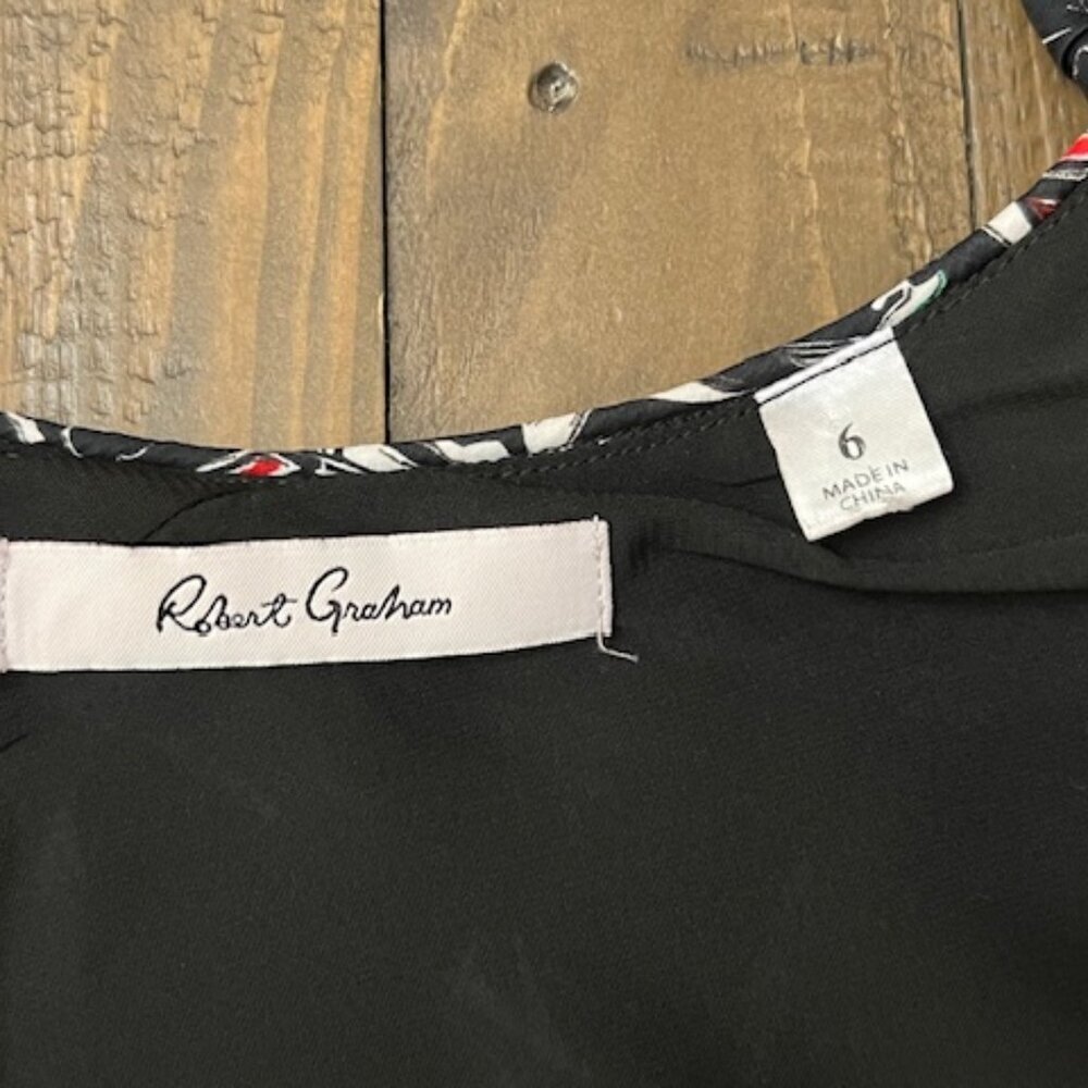 Robert Graham Black and White Maxi Dress - Picture 8 of 9